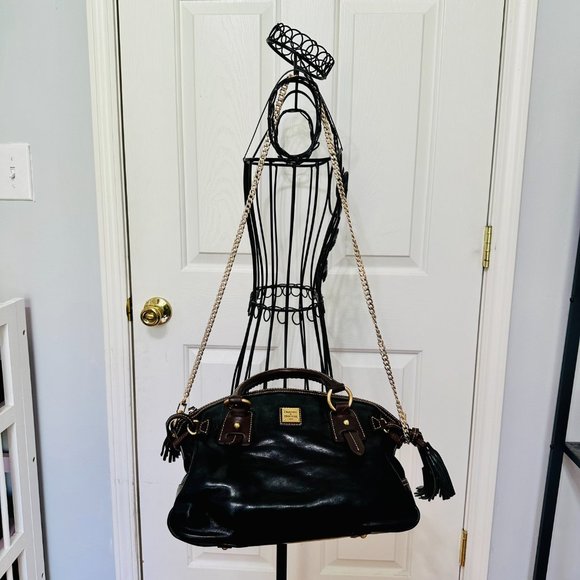 Y2K DOONEY & BOURKE LARGE LEATHER DOCTOR SATCHEL BAG VINTAGE - Picture 2 of 16